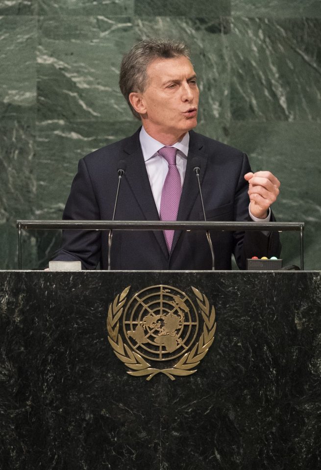Cuppa-hoop ... President Mauricio Macri has opened up the possibilities of new trade deals and English tea is at the top of the list