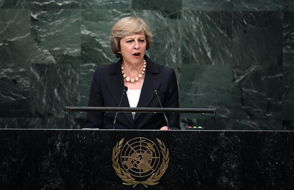Theresa May's first address to the UN as Prime Minister