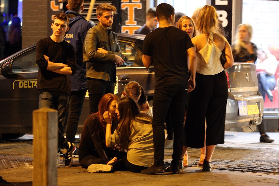 **ON HOLD FOR JOHN EDWARDS** FAMEFLYNET - Exclusive GV: Students Seen During Freshers Week In Liverpool