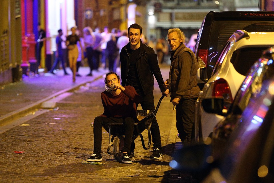 Some freshers found a new way to travel around the streets of Liverpool