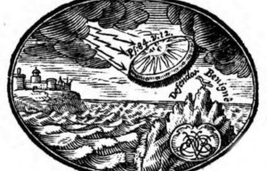 Does this flying saucer on an 18th century book cover prove that aliens visited Earth 300 years ago?