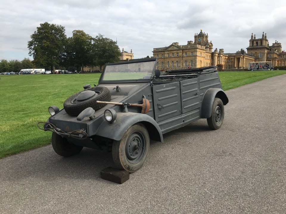 A Nazi vehicle seen at Blenheim Palace 