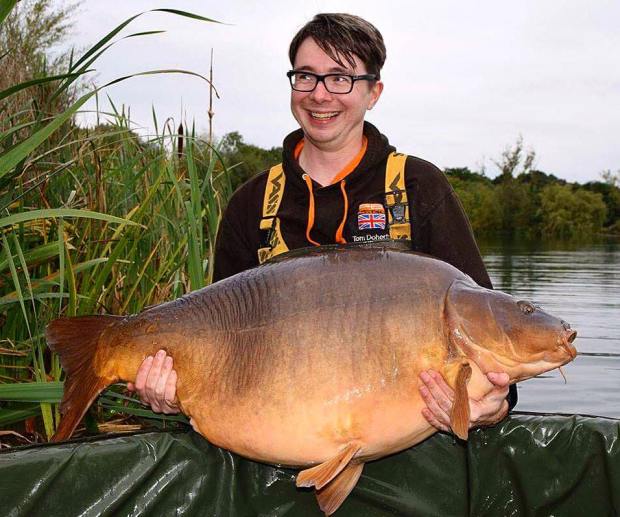Tom Doherty, 33, landed the fish dubbed "Big Rig" on Monday