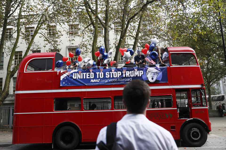 Anti-Trump bus