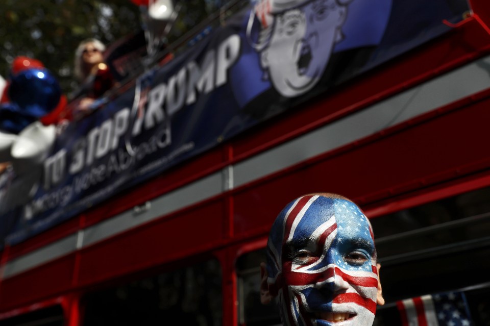 Stop Trump bus