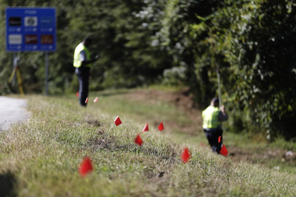 Investigation ... Police are assessing what caused the fatal crash