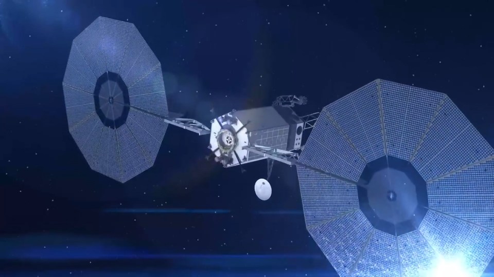 The craft would then return to earth and place the rock in a lunar orbit