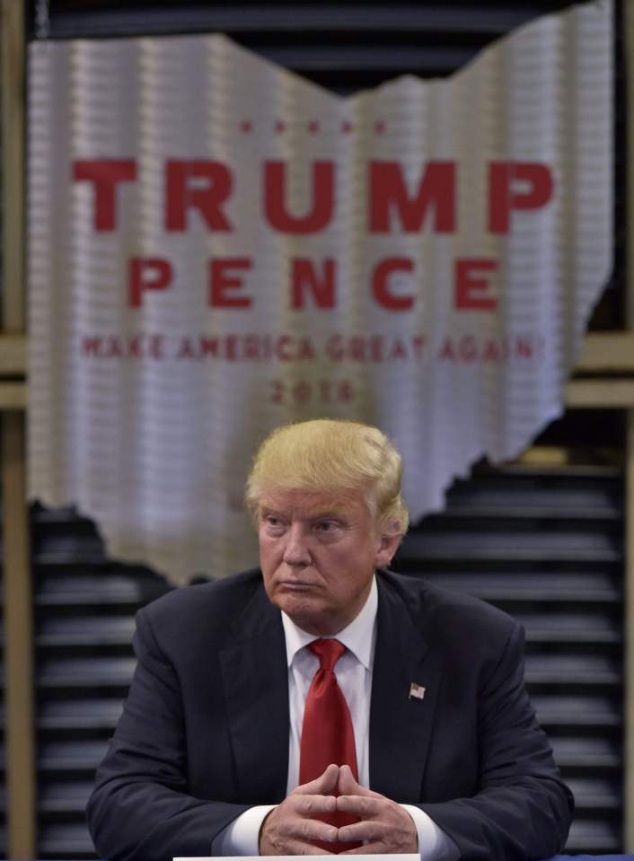 Republican presidential nominee Donald T