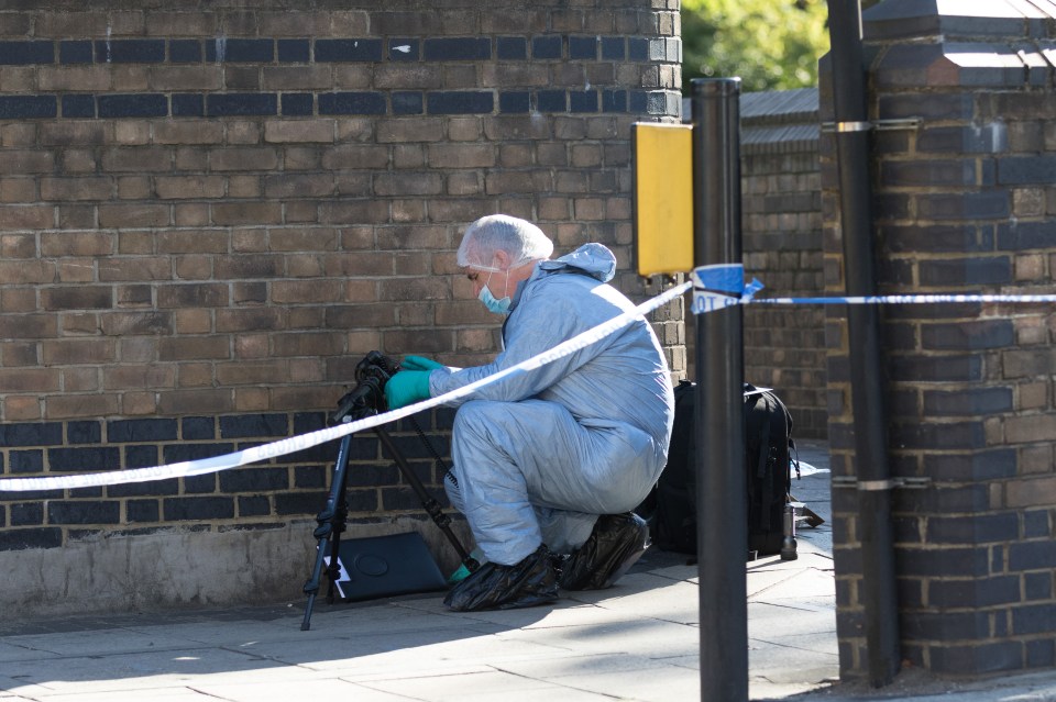 Murder outside All Saints DLR station