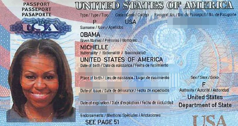 Michelle Obama's passport has reportedly been leaked by hackers DC Leaks 