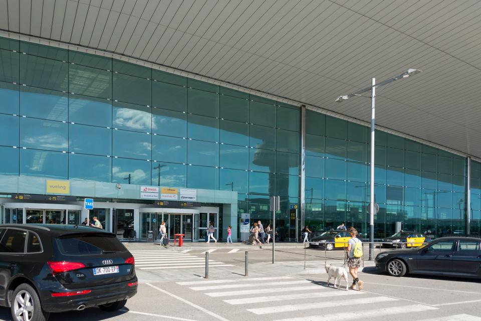 Departure level at Barcelona?El Prat Airport, El Prat de Llobregat, Baix Llobregat County, Catalonia, Spain