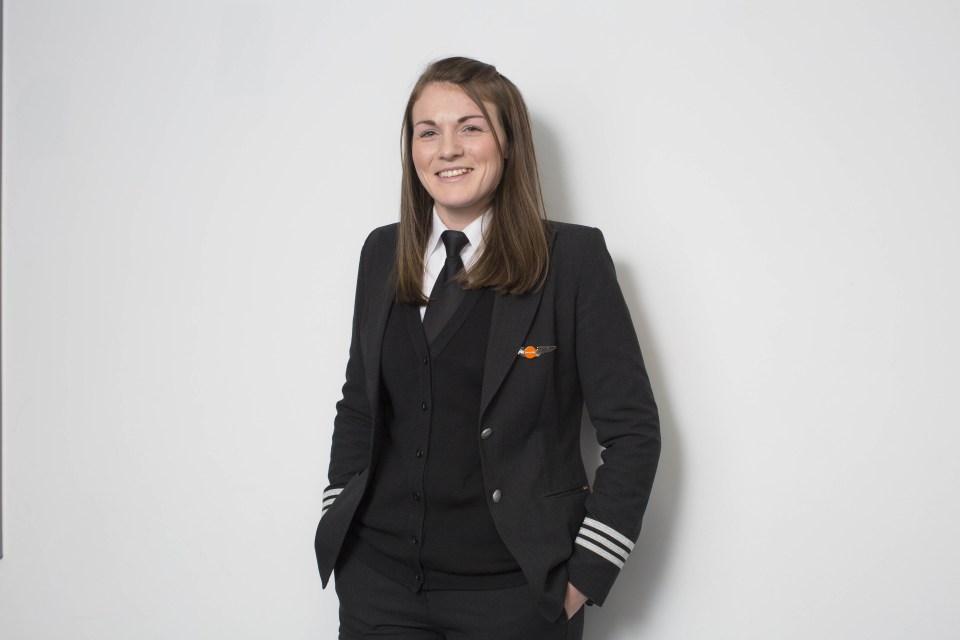 Kate first flew aged 13 with the air cadets 