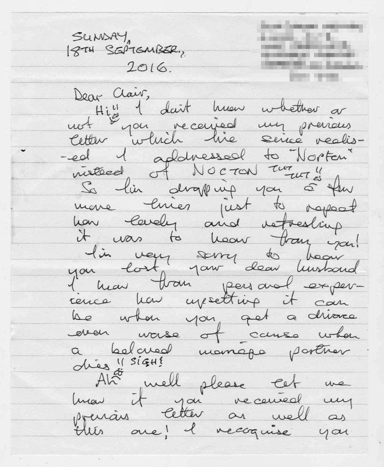 Letters written by Yorkshire Ripper Peter Sutcliffe