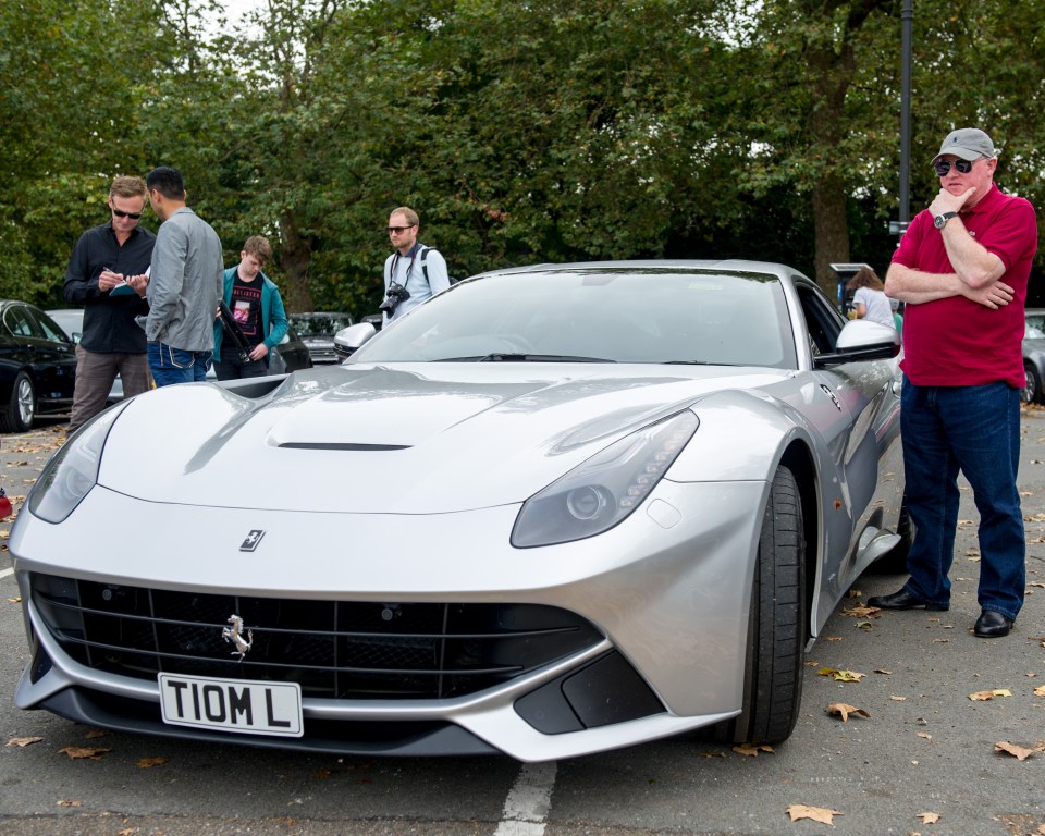 Another silver Ferrari F12 caught the eye during the drive, which passed through Oxford Street and Knightsbridge
