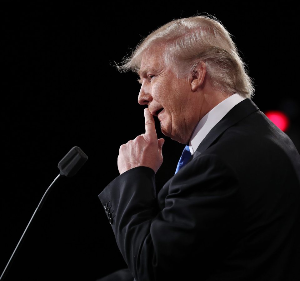 Trump's loud sniffing in the opening minutes of Monday's first presidential debate with Hillary Clinton got plenty of attention on social media