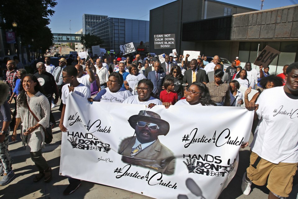 One of the most recent protests were over the police killing of Terence Crutcher in Tulsa, Oklahoma