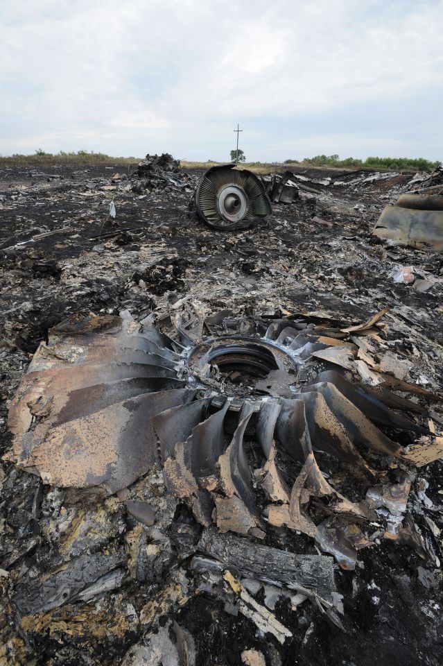 The devastating damage caused by the missile strike was clear from the devastation caused on the ground