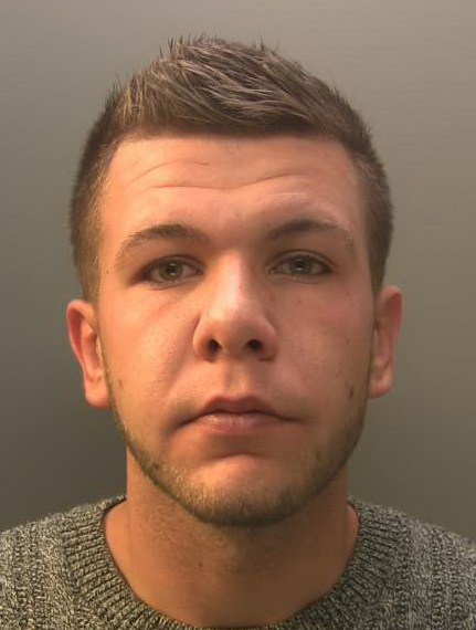 Damien Winnett, pictured, was part of the mob which torched cars and thought they were "above the law"