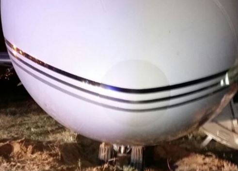 Images of the damage began to emerge on Thursday following Monday's crash