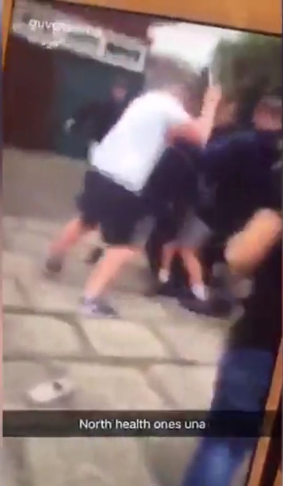 Several witnesses claimed some of the children were armed with knives and baseball bats