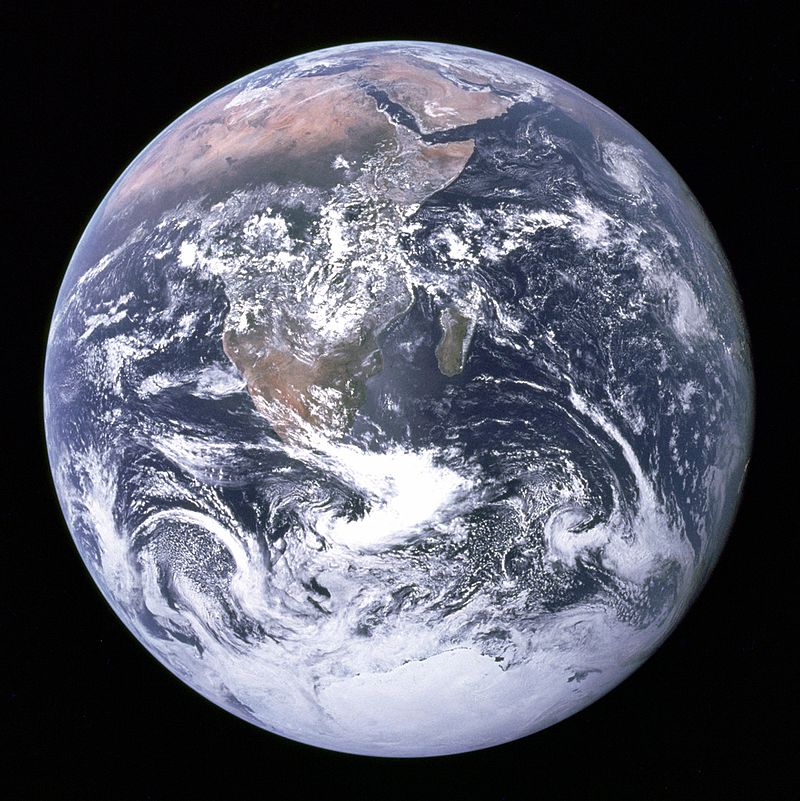 A beautiful view of Earth snapped by NASA astronauts in 1972