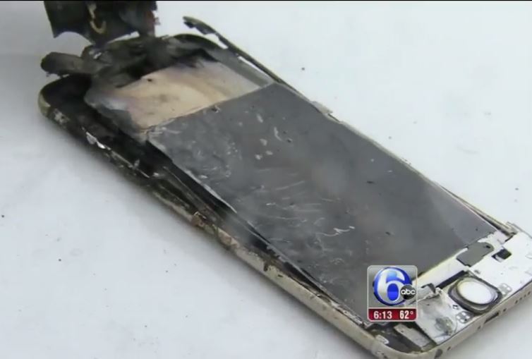 The iPhone was totally wrecked