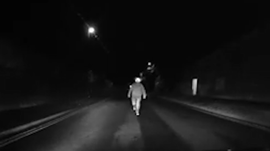 ...at which point the crazed clown suddenly charged at the terrified family