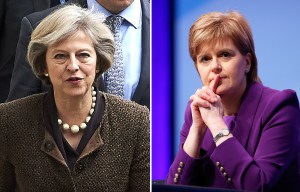 Theresa May pours cold water on Nicola Sturgeon's threat of second referendum in bust-up over Brexit