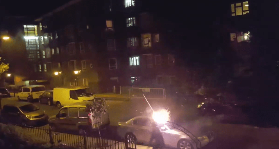 The youths fired fireworks on the streets, with concerned community members calling for more to be done