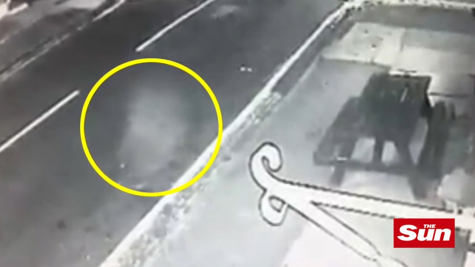 Owner Kim Brampton was amazed when she saw the ghostly apparition 
