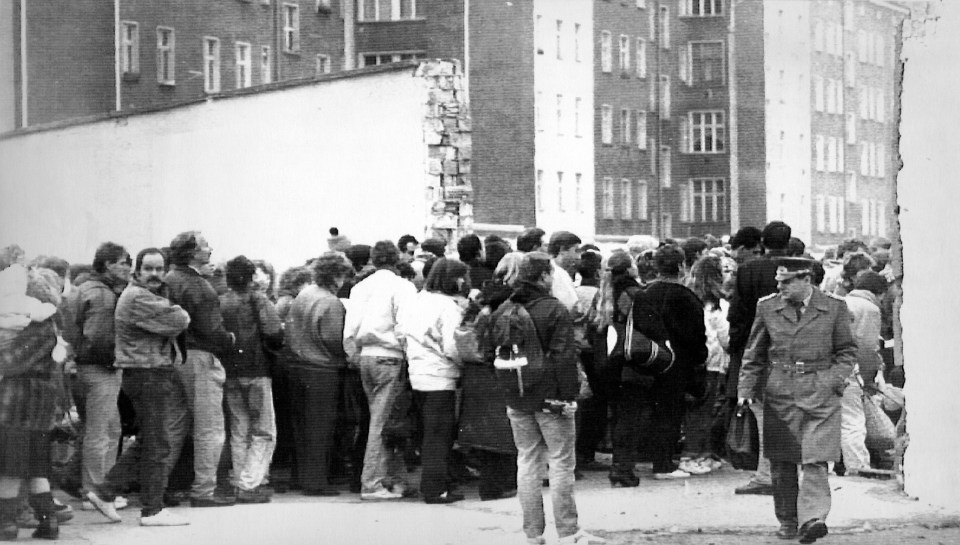 Change in values . . . collapse of Berlin Wall in 1990