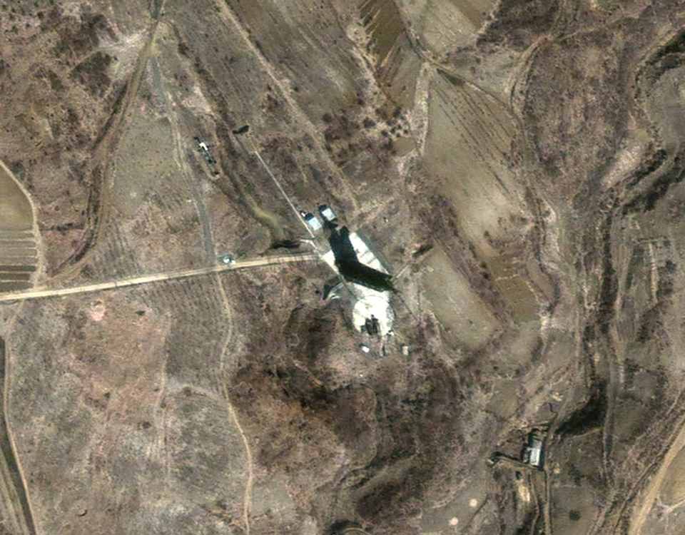  Taepo-dong missile launch facility where Kim has been launching his rockets