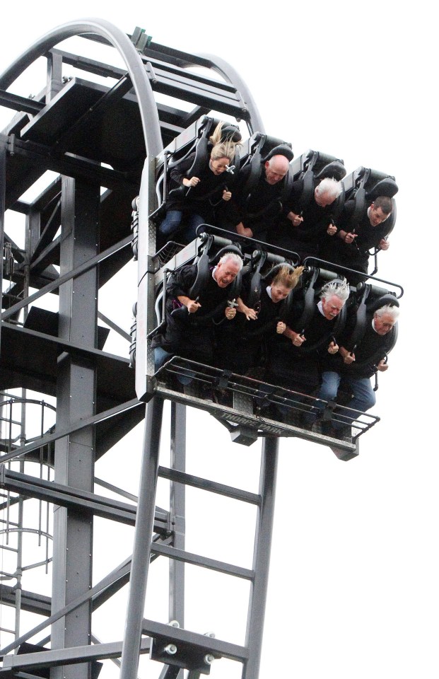 The Saw is billed as 'the world's most terrifying roller coaster' 