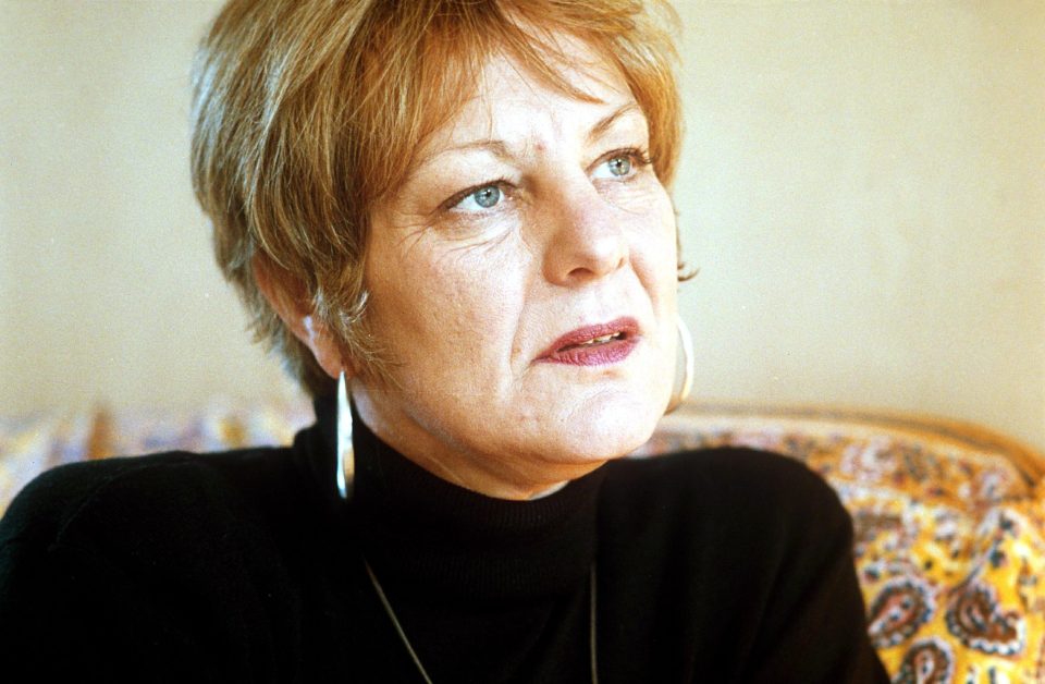 SUE TOWNSEND AT HOME, LEICESTER, BRITAIN - 1992