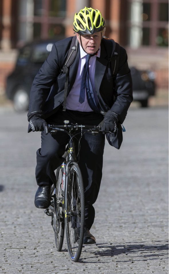 Boris always loved his banter with voters as he cycled to work so Im not sure hell like being caged in