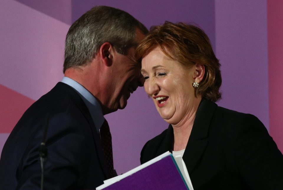 Nigel Farage has attacked Ms Evans for calling Mr Kassam "far-right"