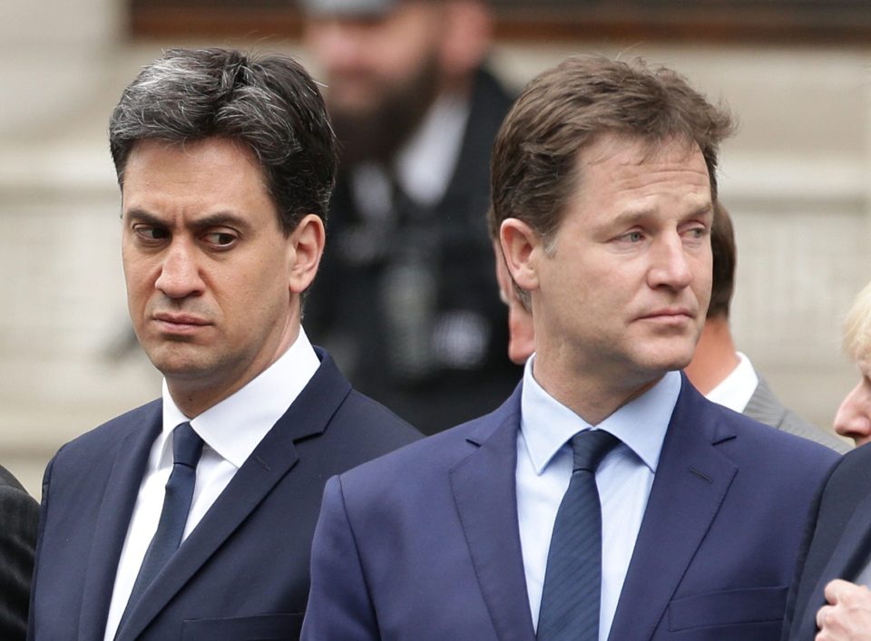 Theresa May slapped down a group, including Ed Miliband and Nick Clegg, from trying to block Brexit