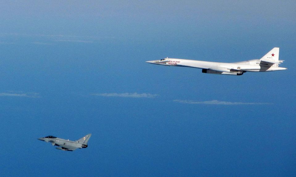RAF Typhoons intercept Russian aircraft near UK airspace