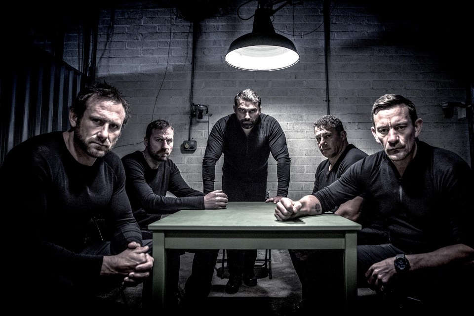 Who dares wins . . . still from telly show featuring SAS hero Colin