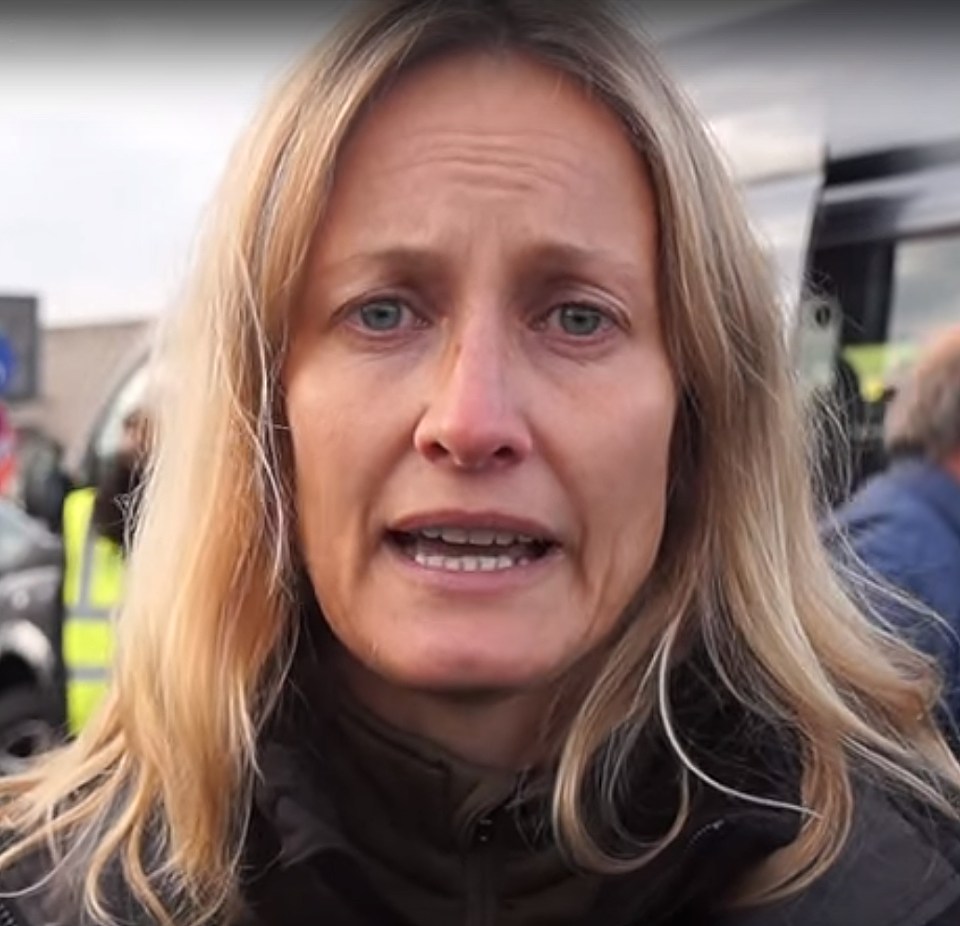 She argued the French treat refugees 'like cattle'