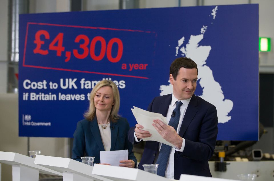 The figure is based on George Osborne's pre-referendum report