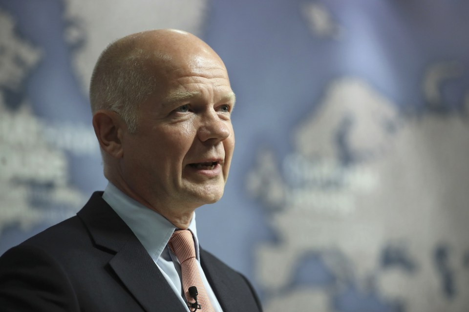 Britain's former Secretary of State for Foreign Affairs William Hague makes a speech supporting remaining in the EU, at Chatham House in London