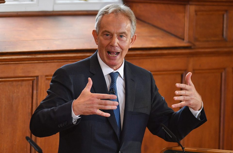 Former Labour PM Tony Blair 