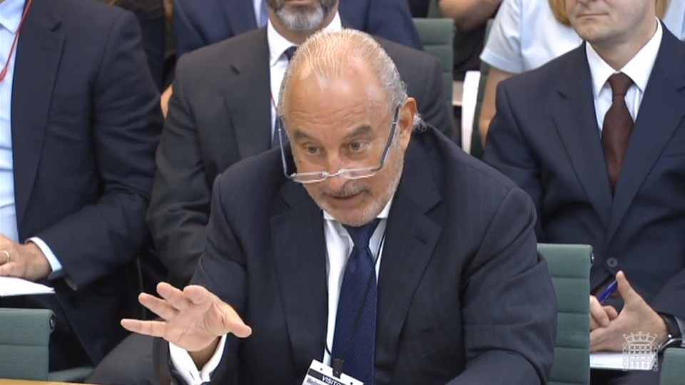 Sir Philip Green's opwn report attacks the Parliamentary inquiry over his involvement in BHS