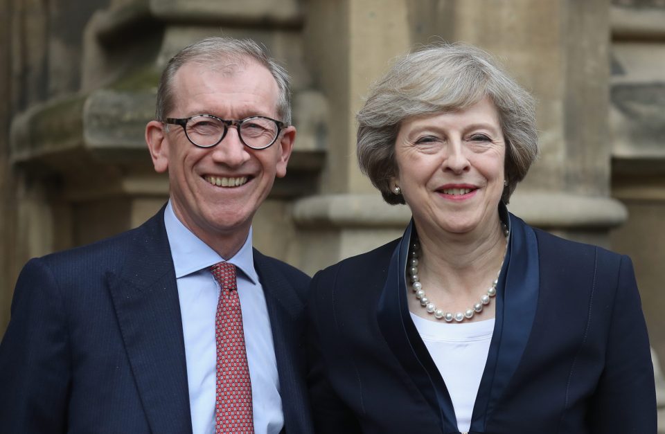 Mrs May celebrated her 60th birthday yesterday at a quiet dinner with Philip, her husband of 35 years