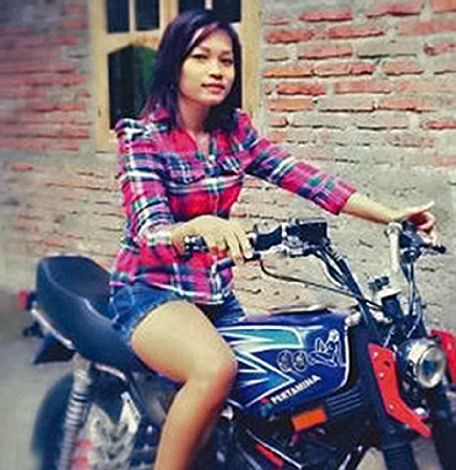The court also heard how Sumarti Ningsih was found tied in a foetal position inside a suitcase 