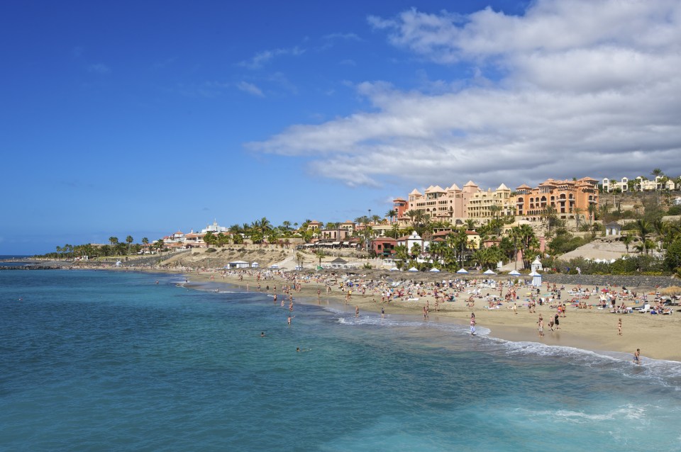 The incident took place in Tenerife, Spain. File picture