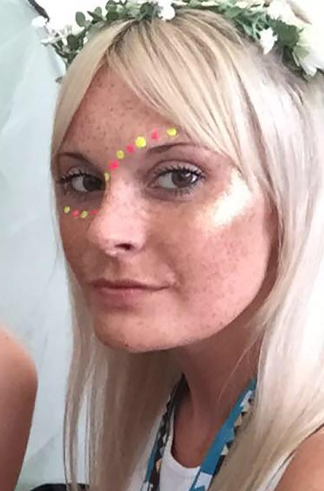 Shamed . . . Eleanor Jones, arrested for leaving her tot alone when she went out on holiday