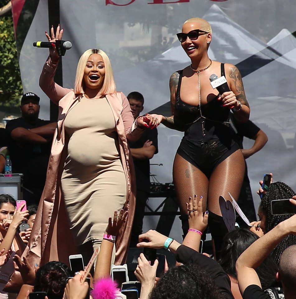 Amber was joined by her pal Blac Chyna at her event organised to put an end to slut-shaming