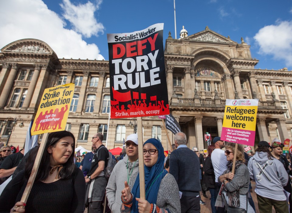 Conservative Conference Protest